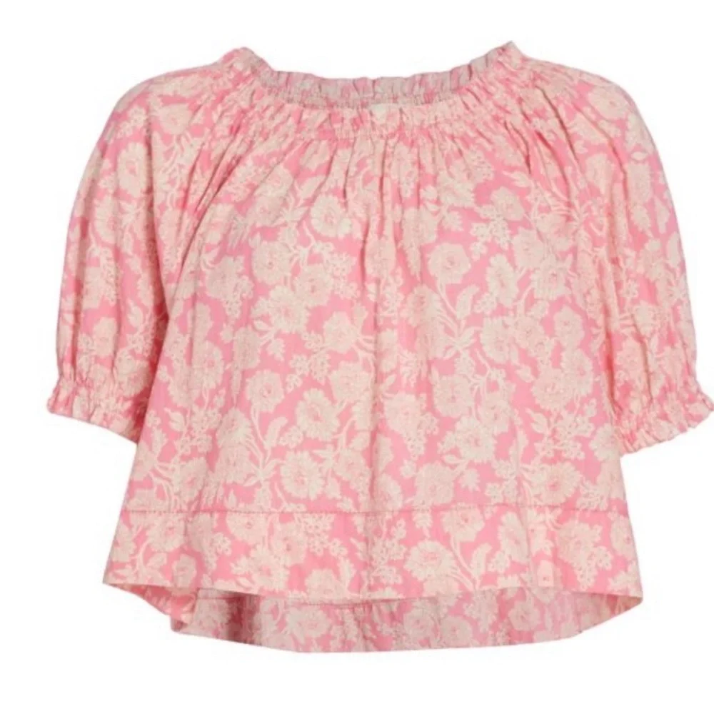 THE GREAT. Pink Floral Blouse - Picture 6 of 6